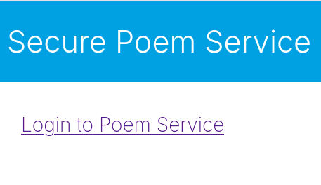 Login to Poem Service