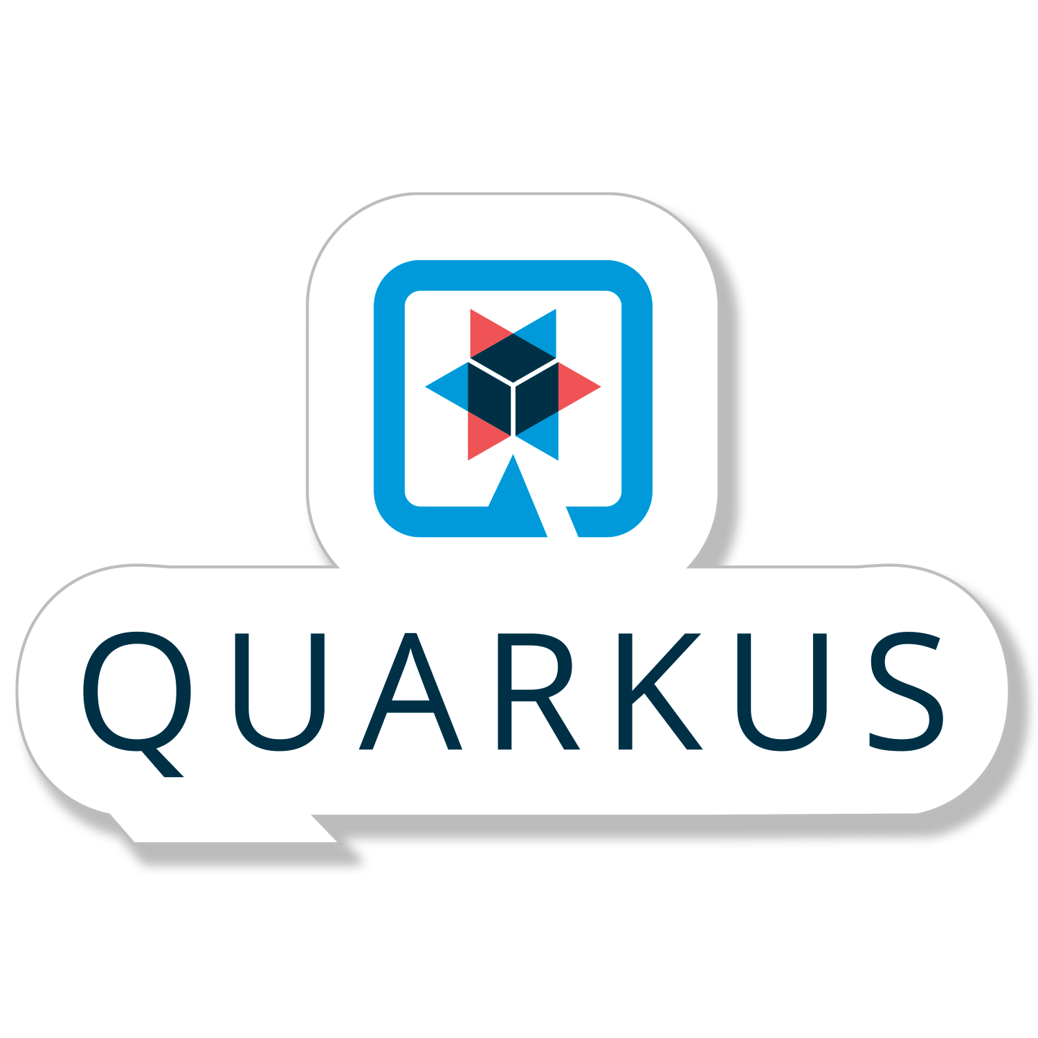 Quarkus logo vertical sticker preview